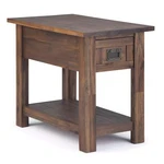Simplihome Monroe Solid Acacia Wood 14 Inch Wide Rectangle Rustic Narrow Side New. Price: $224.74.