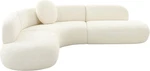 Broohah Cream Boucle Sectional New. Price: $2665.99.