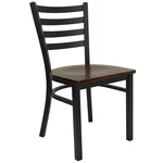 Flash Furniture Hercules Ladder Back Metal Dining Chair Mahogany New. Price: $118.99.