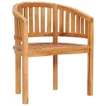 Vidaxl Banana Chair Solid Teak Wood New. Price: $231.95.