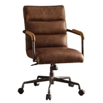 Acme Furniture Harith Leather Upholstered Swivel Office Chair In Retro Brown New. Price: $1071.41.