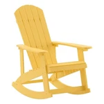 Flash Furniture Savannah Plastic Adirondack Rocking Chair Yellow New. Price: $288.47.