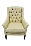 Hancock & Moore Laney Tufted Chair Leather Ivory Accent Living Room Msrp $4950 Used. Price: $1845.00.