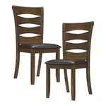 Lexicon Darla 19.5" Transitional Wood Dining Room Side Chair Brown (set Of 2) New. Price: $171.99.