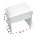 Padded Makeup Vanity Stool Elegant Dressing Chair With Wooden Legs Bench New. Price: $27.31.