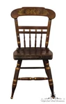Ethan Allen Solid Pine Hitchcock Style Hand Decorated Accent Side Chair 14-6120 Used. Price: $279.99.