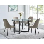 Steve Silver Olson Khaki Fabric And Dark Metal Side Chair (set Of 2) New. Price: $255.98.