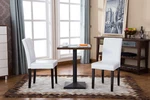 Urban Style Solid Wood Leatherette Padded Parson Chair - Set Of 2 New. Price: $99.99.