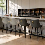 High-end Counter Height Microfiber Leather Upholstered Accent New. Price: $195.91.