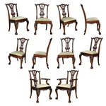 NDRAC011Z, Niagara Furniture, Standard Chippendale Chairs, Set Of Ten New. Price: $7075.00.