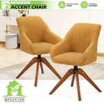 Swivel Accent Mid-century Style W/wood Legs Home Office Armchair??set 2 New. Price: $112.19.