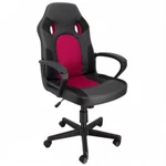 Elama High Back Adjustable Faux Leather And Mesh Office Chair In Black Burg New. Price: $109.42.