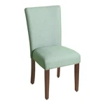 Homepop 38" Traditional Wood And Fabric Parson Dining Chair Green Finish New. Price: $162.99.
