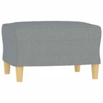 Footstool Fabric Ottoman For Living Room Light Gray Vidaxl New. Price: $62.99.