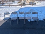 5X Vintage Samsonite Folding Chairs Models 2533 X2, 2543 X3 Great Condition! Used. Price: $149.99.