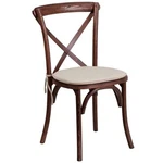 Flash Furniture Cross Back Chair Cushion In Mahogany New. Price: $208.99.