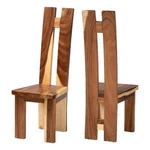 Bali & Pari Lin Wood Dining Chair Set Of 2 - Solid With Grain Pattern New. Price: $388.66.