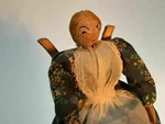 Vintage Miss Hickory Doll Chair The Staytons Arkie Shop Wood Wire Handmade *21F5 Used. Price: $79.99.
