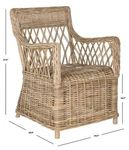Safavieh Hinaku Arm Chair, Reduced Price 2172793055 FOX1603A Open. Price: $230.00.