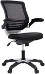 Modway Edge Mesh Back And White Vinyl Seat Office Chair With Flip-up Arms C... New. Price: $228.80.