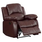 Lexicon Cranley Traditional Faux Leather Reclining Chair Brown New. Price: $481.47.