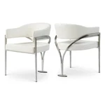Meridian Furniture 554CREAMC Madelyn Collection Modern Contemporary Vegan L... Open. Price: $278.33.