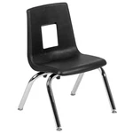 Flash Advantage Black Student Stack School Chair, 12" ADV-SSC-12BLK New. Price: $74.99.