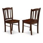 Pemberly Row Contemporary 9" Wood Dining Chairs Mahogany (set Of 2) New. Price: $184.57.