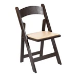 Flash Furniture Hercules Wood Folding Chair With Detachable Padded Chocolate New. Price: $85.47.