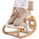 Vevor Ergonomic Kneeling Chair Wood Posture With Backrest & Thick Cushions New. Price: $92.99.