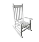 Garden Treasurers, Childrens Kids White Wooden Rocking Chair Slat Seat New. Price: $112.00.
