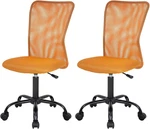 Ergonomic Mesh Office Chair With Lumbar Support - Pack 2, Orange New. Price: $121.99.