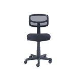 Mesh Task Chair Plush Padded Seat Black/nylon Base Adjustable Swivel No Arms New. Price: $44.76.