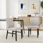 Roundhill Furniture Wendell Contemporary Upholstered Dining Chairs, Set Of 2, New. Price: $208.31.