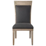 Uttermost Encore Wood Rattan And Fabric Accent Chair In Dark Gray New. Price: $501.60.