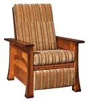 Mission Craftsman Recliner Chair Solid Wood Custom New. Price: $2699.00.