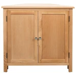 Solid Oak Wood Corner Cabinet Space Saving Storage 31.4" Hallway Shelf Vidaxl New. Price: $239.99.