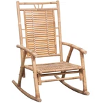 Rocking Chair With Cushion Patio Sun Lounger Seating Furniture Bamboo Vidaxl New. Price: $170.99.