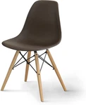 Layla Brown Contemporary Wood Accent Chair - Shop At Home 24/7 New. Price: $373.99.