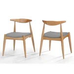 Set Of 2 Francie Mid Century Dining Chairs Beige - Christopher Knight Open. Price: $135.14.
