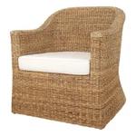New Pacific Direct Earwyn Abaca Accent Arm Chair In Natural. Price: $741.83.