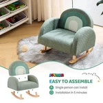 Kids Sofa Toddler Rocking With Solid Wooden Frame, Children Armchair Gift New. Price: $50.99.
