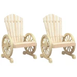 Solid Wood Adirondack Chair And Garden Table Set Vidaxl New. Price: $278.99.