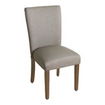 Homepop 38" Traditional Fabric Parsons Dining Chair Gray Finish New. Price: $159.99.