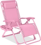 Choice Products Adjustable Zero Gravity Chair, Monochromatic Color Folding Patio New. Price: $89.99.