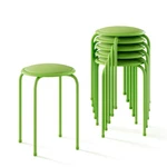 Vecelo 6-PIECE Stacking Stools, 17 Inch Standard Height, Padded Seat & Steel ... New. Price: $98.69.