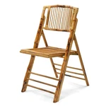 Vingli Bamboo Folding Chair, Foldable Dining Wood Chairs 1 Pack, Brown New. Price: $100.99.