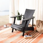 Safavieh Outdoor Collection Merlin Adirondack Chair Dark Slate Gray New. Price: $180.99.
