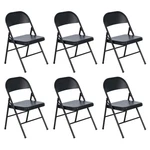 Peakform Steel Folding Chair With Leg Braces Construction And Foot Caps, 6 Pack New. Price: $175.99.