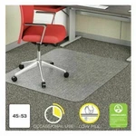 Deflecto Economat Chair Floor Mat, 45" X 53", Low Pile, Clear (DEFCM11242COM) New. Price: $44.99.